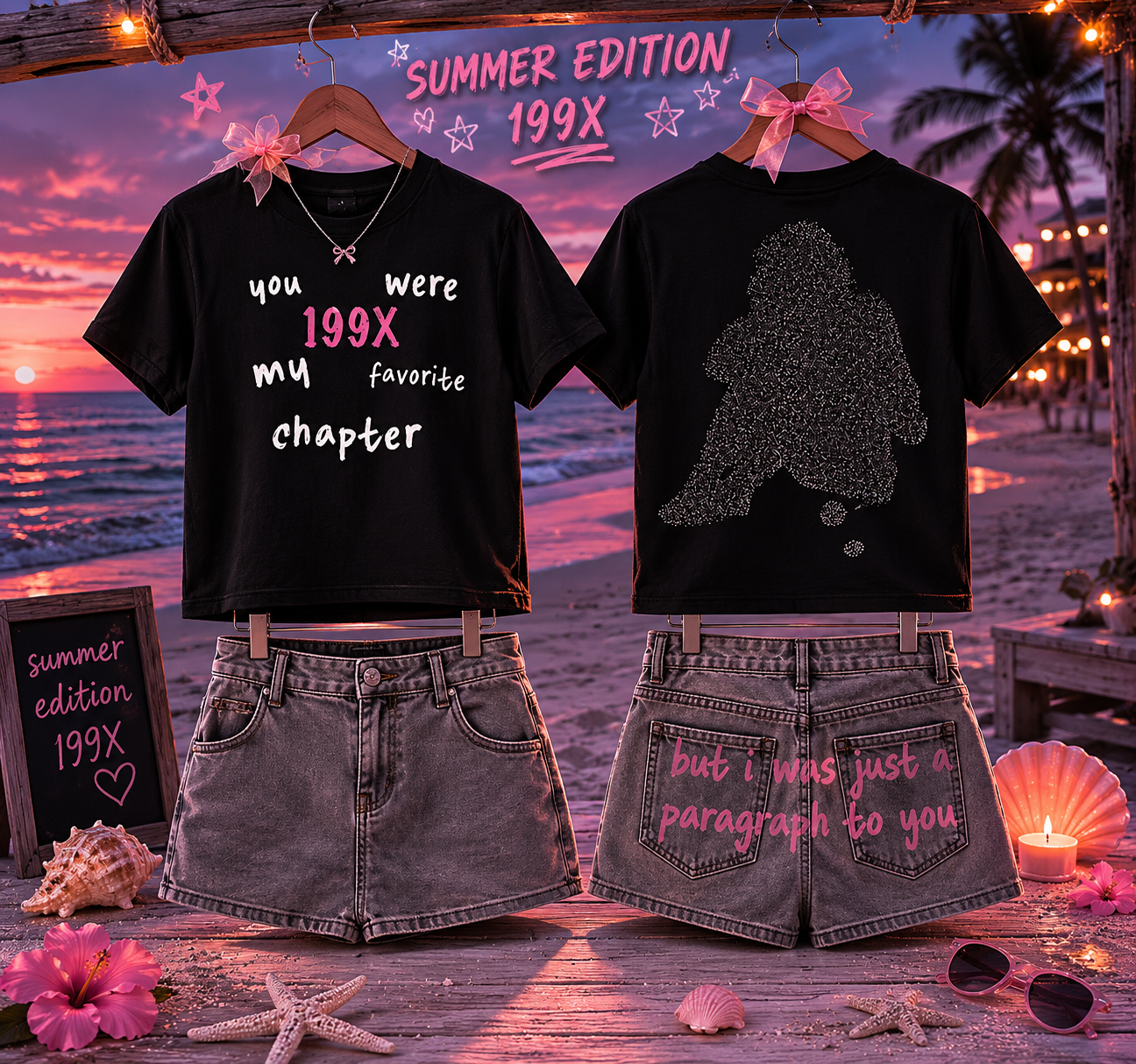 199X Summer Edition Tee & Shorts Set